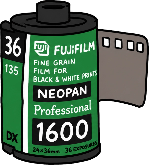 Fujifilm Neopan 1600 Super Presto 필름