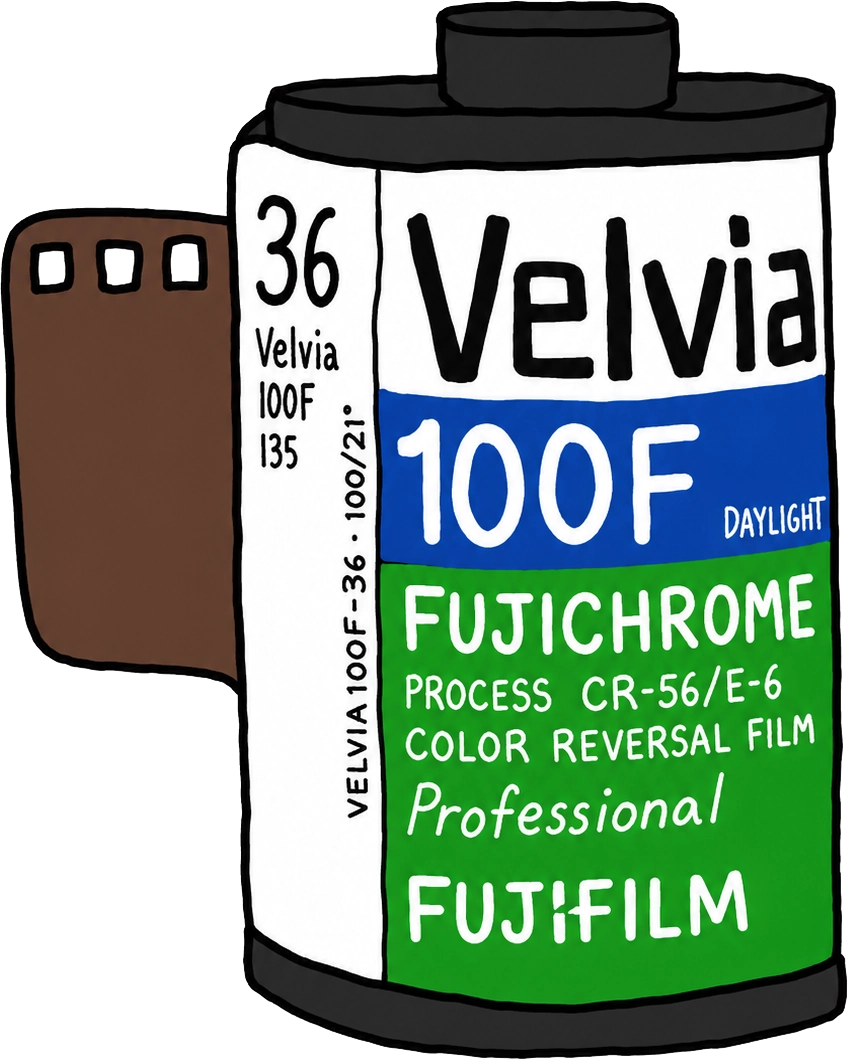 Fujifilm Velvia 100F 필름