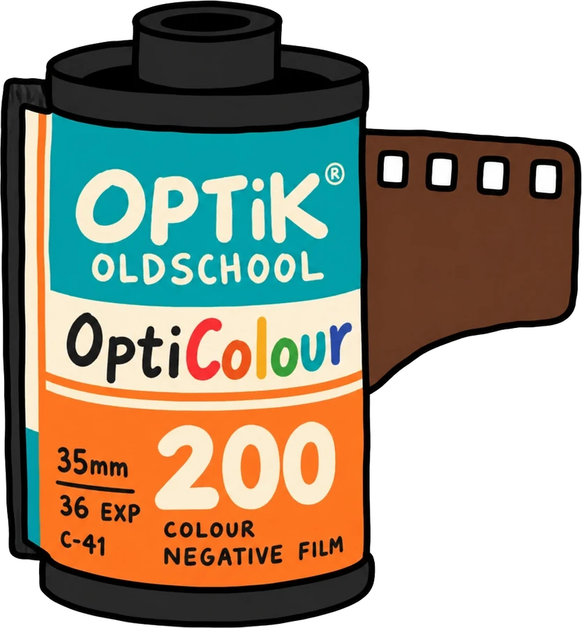 Optik Oldschool OptiColour 200 필름