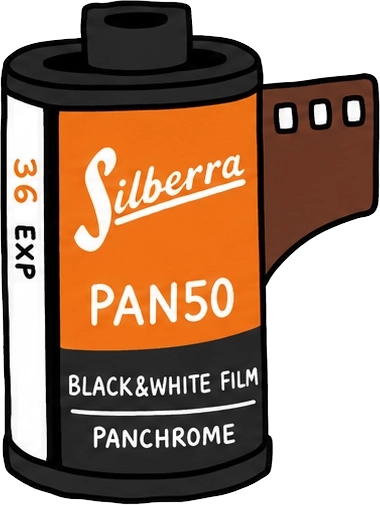 Silberra PAN 50 필름