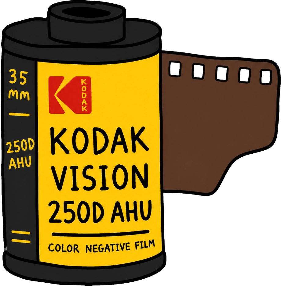 Kodak Vision3 250D AHU 필름