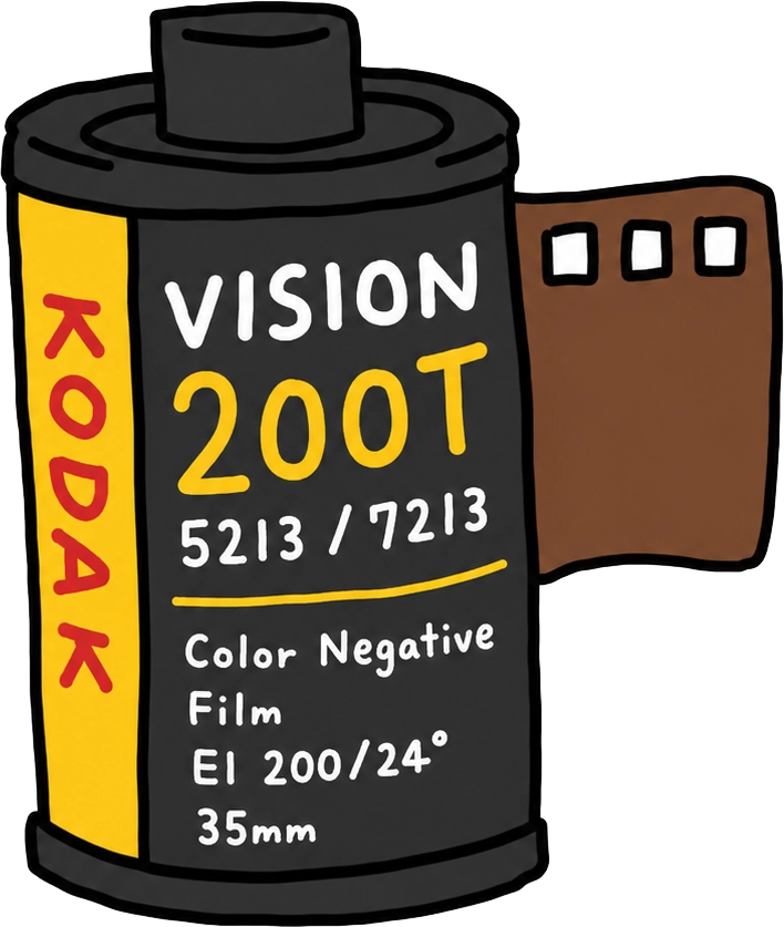 Kodak Vision3 200T 필름
